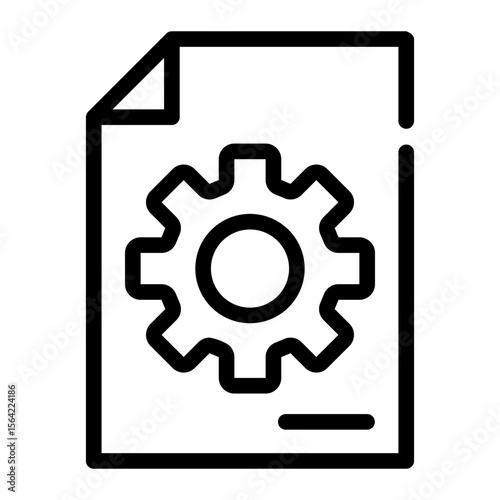 settings document icon