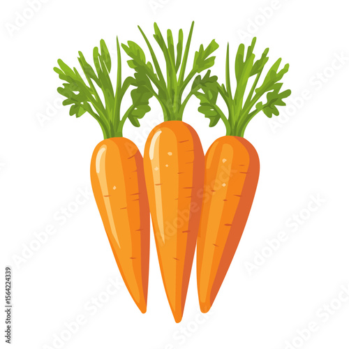 My A Simple flat 2D illustration carrot bunch isolated on transparent background, vector, flat design, animation design, simple flat 2D icon, clipart, design by me. My vector design