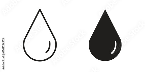 Water drop icon. Vector Illustration. Isolated vector Illustration. EPS Illustration.