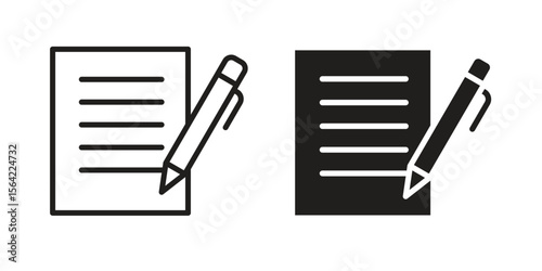 Write icon. Vector Illustration. Isolated vector Illustration. EPS Illustration.