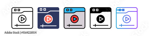 Video multiple icon