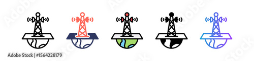 Internet multiple icon