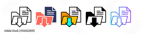 Archive multiple icon