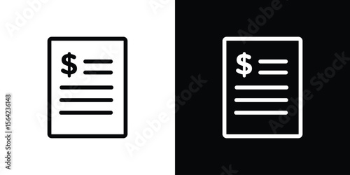 Balance sheet icon graphic element Illustration template design