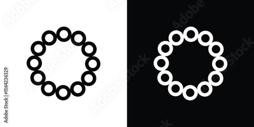 Bracelet icon graphic element Illustration template design