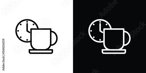 Break icon graphic element Illustration template design