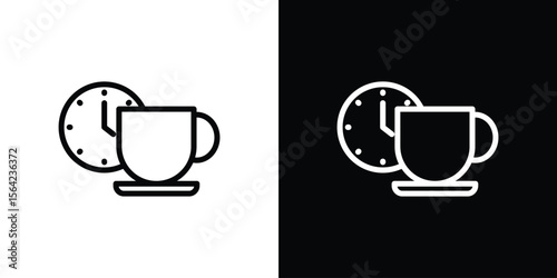 Break icon graphic element Illustration template design