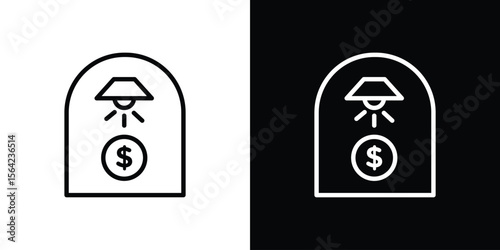 Business incubator icon graphic element Illustration template design