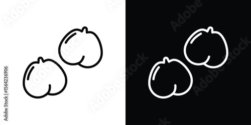 Chickpeas hummus icon graphic element Illustration template design