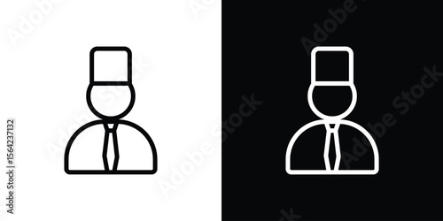 Concierge icon graphic element Illustration template design