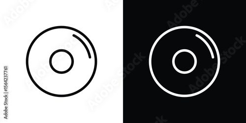 DVD icon graphic element Illustration template design