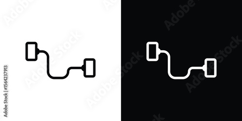 Exercise bands icon graphic element Illustration template design