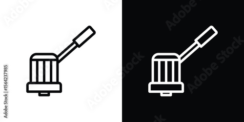 Floor sanding machine icon graphic element Illustration template design
