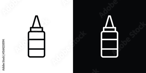 Glue icon graphic element Illustration template design
