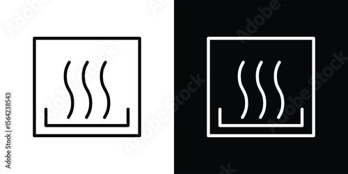 Hot icon graphic element Illustration template design