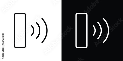 Infrared icon graphic element Illustration template design