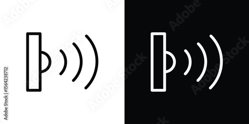 Infrared icon graphic element Illustration template design