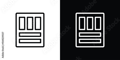 Mood board icon graphic element Illustration template design