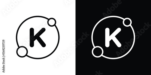Potassium icon graphic element Illustration template design