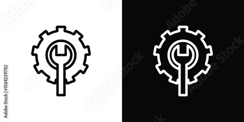 Productivity tools icon graphic element Illustration template design