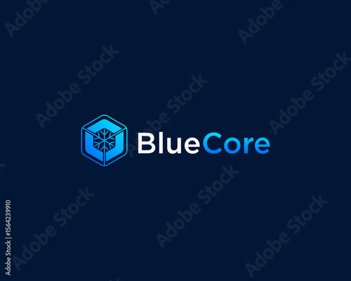 Hexagon ice logo