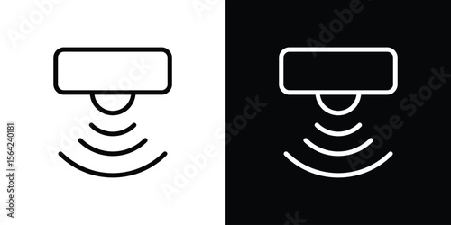 Sensor icon graphic element Illustration template design
