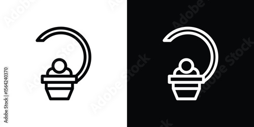 Solarium icon graphic element Illustration template design