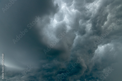 Wild storm clouds abstract