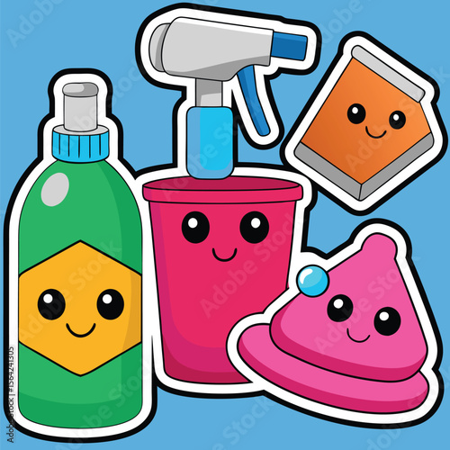Cute Kawaii Cleaning Supplies for a Sparkling Clean Home and Office