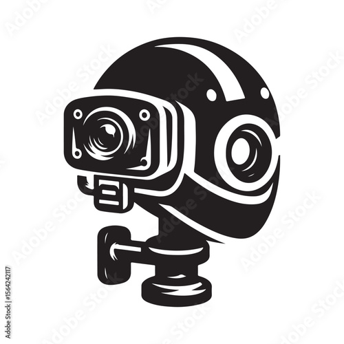robot with laptop