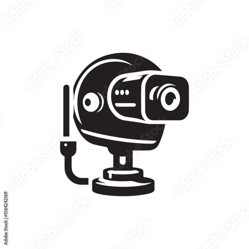 webcam on a white background