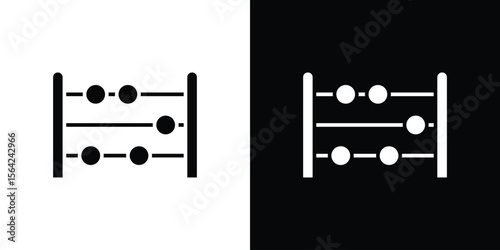 Abacus icon symbol illustration doodle design