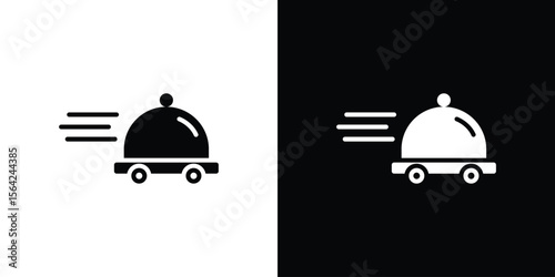 Food delivery icon symbol illustration doodle design