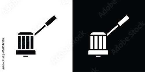 Floor sanding machine icon symbol illustration doodle design