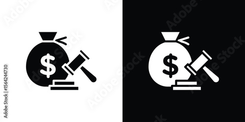 Inheritance law icon symbol illustration doodle design