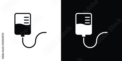 Intravenous icon symbol illustration doodle design