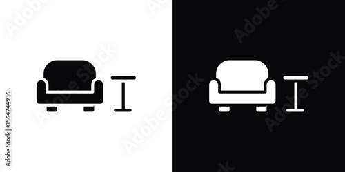 Lounge icon symbol illustration doodle design