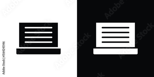 Online course icon symbol illustration doodle design
