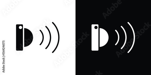 Voice control icon symbol illustration doodle design