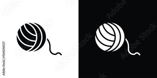 Wool ball icon symbol illustration doodle design