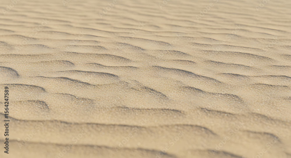 Fototapeta premium Textured Sand Dune Background Subtle Waves and Patterns in Desert Sand