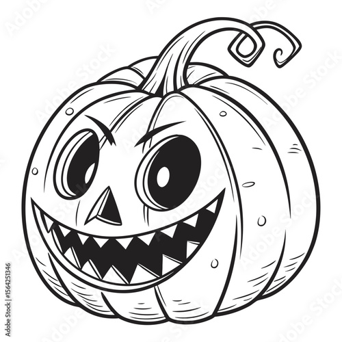 Spooky Jack O Lantern Face halloween pumpkin