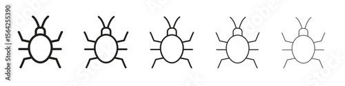 Bedbug icon design symbol collection for graphic design. EPS 10