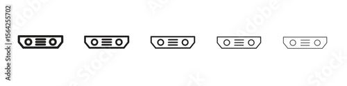 Car bumper icon design symbol collection for graphic design. EPS 10