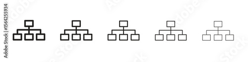 classification icon design symbol collection for graphic design. EPS 10