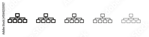 classification icon design symbol collection for graphic design. EPS 10