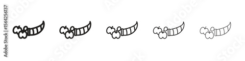 Cornucopia icon design symbol collection for graphic design. EPS 10
