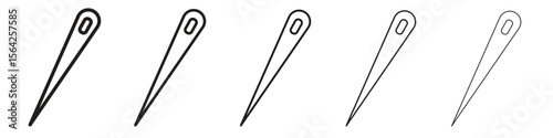 Needle icon design symbol collection for graphic design. EPS 10