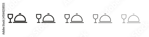 Room service icon design symbol collection for graphic design. EPS 10