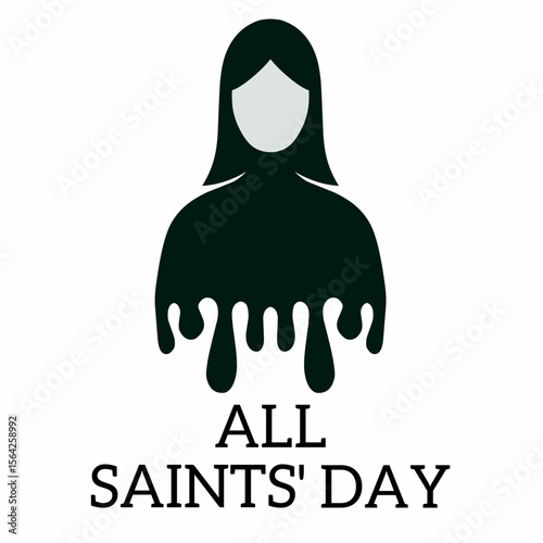 Happy All Saints Day to all Christians. Perfect for social media posts.
